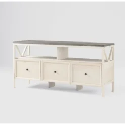 Farmhouse 3 Drawer Wood TV Stand For TVs Up To 65" - Saracina Home 37 Farmhouse 3 Drawer Wood TV Stand For TVs Up To 65" - Saracina Home -Saracina Home Shop GUEST 0072dd60 ce7c 4443 ae39 8934a2c1febb