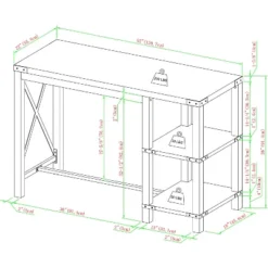 Rustic Farmhouse Metal X Kitchen Island With Shelves - Saracina Home 25 Rustic Farmhouse Metal X Kitchen Island With Shelves - Saracina Home -Saracina Home Shop GUEST 0142461f c229 4e13 b506 be15f851baff