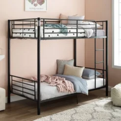Twin Over Twin Analise Metal Bunk Bed - Saracina Home 15 Twin Over Twin Analise Metal Bunk Bed - Saracina Home -Saracina Home Shop GUEST 01b9c11c 350a 4708 b1a7 3e76df472255