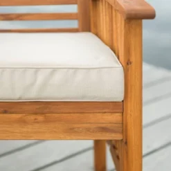 2pk Acacia Wood Patio Chairs With Cushions - Saracina Home 15 2pk Acacia Wood Patio Chairs With Cushions - Saracina Home -Saracina Home Shop GUEST 01d09d14 4d7c 4a57 92e3 b825012afc48