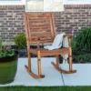 Bamberg Transitional Acacia Wood Outdoor Rocking Chair - Saracina Home -Saracina Home Shop GUEST 0535600d 60db 430b 83ed 20142b9ab62b