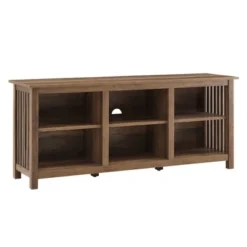 Mission Slatted Media Console TV Stand For TVs Up To 65" - Saracina Home -Saracina Home Shop GUEST 05add2f2 6fa8 4c4f 93b4 daa2b7aef663