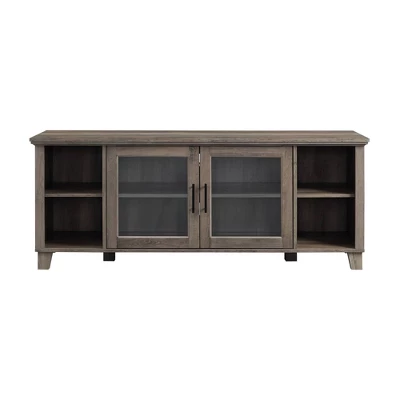 Rustic Transitional 2 Door TV Stand For TVs Up To 65" - Saracina Home 4 Rustic Transitional 2 Door TV Stand For TVs Up To 65" - Saracina Home - Image 2