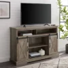 Transitional Sliding Barndoor Highboy TV Stand For TVs Up To 58" - Saracina Home -Saracina Home Shop GUEST 09952b11 9d3e 4f27 ace5 ddaf8b753f43