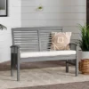 Ravenscroft Modern Boho Acacia Wood Slatted Outdoor Loveseat With Cushion - Saracina Home -Saracina Home Shop GUEST 0aa03bda f0d5 4309 931f 0068670752e0