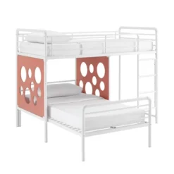 Twin Modern Cut-Out L-Shaped Metal Bunk Bed - Saracina Home 11 Twin Modern Cut-Out L-Shaped Metal Bunk Bed - Saracina Home -Saracina Home Shop GUEST 0b6c5706 4a46 4bd7 a0fc de6c2680dbc2