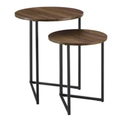 2pc Glam V Leg Nesting Side Tables - Saracina Home -Saracina Home Shop GUEST 0c4cc44a a3e1 4282 9e14 71fce2804a0c
