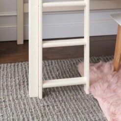 Twin Solid Pine Wood Low Loft Bed White - Saracina Home -Saracina Home Shop GUEST 0df57d1d 8d66 4c6e a8e0 8d04b85db687