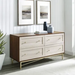 Jones Horizontal Modern 4 Drawer Dresser - Saracina Home -Saracina Home Shop GUEST 0e662110 9fc6 4d26 8576 3235ab905217