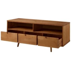 Cara Mid-Century Modern 3 Drawer TV Stand For TVs Up To 65" - Saracina Home -Saracina Home Shop GUEST 0e714800 a100 48a4 b268 40d5b58b3806