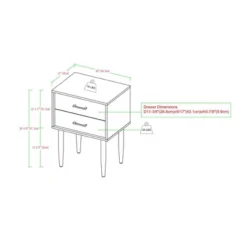 Ora Mid-Century Modern 2 Drawer Nightstand - Saracina Home -Saracina Home Shop GUEST 0f2c4eed c328 4dce a1f5 9d198fc17d54