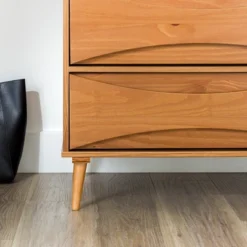 Mid-Century Modern Contoured 5 Drawer Chest Of Drawers - Saracina Home 27 Mid-Century Modern Contoured 5 Drawer Chest Of Drawers - Saracina Home -Saracina Home Shop GUEST 0f5cbf53 2e99 4bcc aaf1 b03b69ec62db