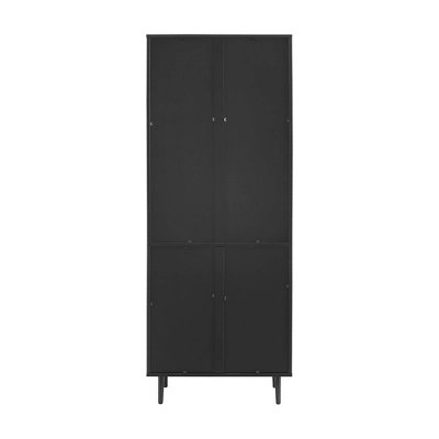 68" 3 Shelf Bookcase Hutch Style Bookmatch Vertical - Saracina Home 7 68" 3 Shelf Bookcase Hutch Style Bookmatch Vertical - Saracina Home - Image 5