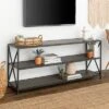 Modern Industrial X Frame Metal And Wood Media Bookshelf - Saracina Home -Saracina Home Shop GUEST 120d59c9 318a 403e a35e a2872e59ec38