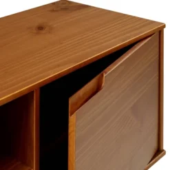 Solid Wood Mid-Century Modern TV Stand For TVs Up To 80" - Saracina Home -Saracina Home Shop GUEST 1230d599 1ffc 49f5 88b2 9c14434896a7