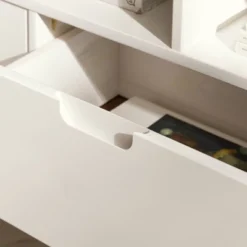 Cara Mid-Century Modern 3 Drawer Corner TV Stand For TVs Up To 58" - Saracina Home -Saracina Home Shop GUEST 16e201fb 9ccb 410b bf1e 5d35f27bed39