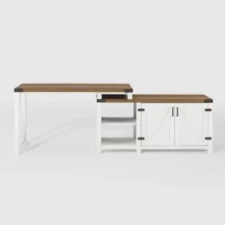 Farmhouse Rustic L Shaped Desk With Storage - Saracina Home -Saracina Home Shop GUEST 186f8f41 00fb 46ba 88b0 d09ffc838848