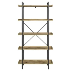 68" 5 Tray Shelf Urban Pipe X Back Bookshelf - Saracina Home -Saracina Home Shop GUEST 18cd1433 31a3 4be1 8f59 f88c9c732217
