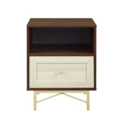 Jones Modern 1 Drawer Nightstand With Cubby - Saracina Home -Saracina Home Shop GUEST 1953cdc9 c49e 40f2 858e 89622268d814