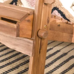 Genovia Transitional Acacia Wood Outdoor Adirondack Chair - Saracina Home -Saracina Home Shop GUEST 19fc9df4 e5a7 4c6d 8723 33d6427de8d9