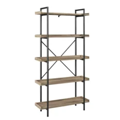 68" 5 Tray Shelf Urban Pipe X Back Bookshelf - Saracina Home -Saracina Home Shop GUEST 1ba76728 7bd1 44dc b91f 1adf495caa27