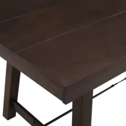 71" Tanya Modern Farmhouse Metal Stretcher Dining Table Dark Brown Oak - Saracina Home 9 71" Tanya Modern Farmhouse Metal Stretcher Dining Table Dark Brown Oak - Saracina Home -Saracina Home Shop GUEST 208d8bf4 5a81 407c b74e 903a2fb0c33f