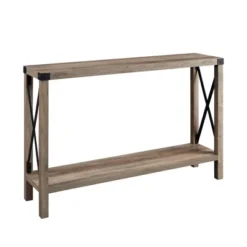 Sophie Rustic Industrial X Frame Entry Table - Saracina Home -Saracina Home Shop GUEST 2292a929 879a 40c9 b1e6 a320c41470f7