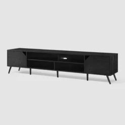 Mid-Century Modern Wide Storage TV Stand For TVs Up To 90" - Saracina Home -Saracina Home Shop GUEST 2359f0cd 8e1e 4185 9524 c8fc7b418fee