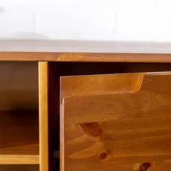 Solid Wood Mid-Century Modern TV Stand For TVs Up To 65" - Saracina Home 25 Solid Wood Mid-Century Modern TV Stand For TVs Up To 65" - Saracina Home -Saracina Home Shop GUEST 24388e01 9630 463f 8a30 f252940cc164