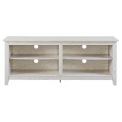 Transitional 4 Cubby Wood Open Storage TV Stand For TVs Up To 65"- Saracina Home 35 Transitional 4 Cubby Wood Open Storage TV Stand For TVs Up To 65"- Saracina Home -Saracina Home Shop GUEST 24466956 6615 4776 b764 ae574623eaff