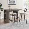 3pc Counter Height Drop Leaf Dining Set Gray Wash - Saracina Home 1 3pc Counter Height Drop Leaf Dining Set Gray Wash - Saracina Home -Saracina Home Shop GUEST 24559541 071a 45c5 a53f 53130a2e05e3