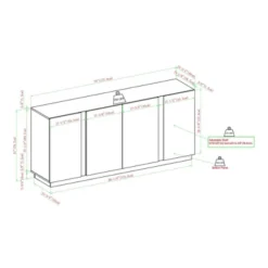 Contemporary Storage With 4 Doors Sideboard - Saracina Home 21 Contemporary Storage With 4 Doors Sideboard - Saracina Home -Saracina Home Shop GUEST 2474f5c0 1422 465b b5e7 c66bcbaff085