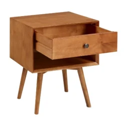 Greenberg 1 Drawer Mid-Century Modern Solid Wood Nightstand - Saracina Home 11 Greenberg 1 Drawer Mid-Century Modern Solid Wood Nightstand - Saracina Home -Saracina Home Shop GUEST 25bb5c69 0a6c 4e3a b08f c7d8cbe3669c