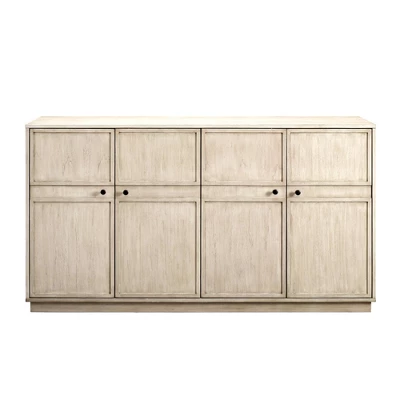 62" Helga Classic 4 Door Sideboard Birch - Saracina Home 6 62" Helga Classic 4 Door Sideboard Birch - Saracina Home - Image 4