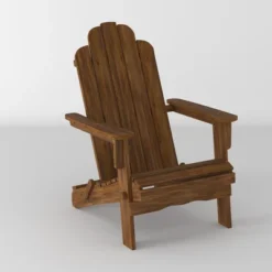 Genovia Transitional Acacia Wood Outdoor Adirondack Chair - Saracina Home -Saracina Home Shop GUEST 299633eb becc 4a92 a06c f15a450cdf1e