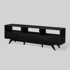 Mid-Century Modern Low TV Stand With Storage For TVs Up To 80" - Saracina Home -Saracina Home Shop GUEST 29d524b7 609e 41b9 bb86 2325379081e7