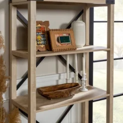 64" Sophie Industrial X Frame Bookshelf - Saracina Home -Saracina Home Shop GUEST 2aa322e9 c616 44ea a3f6 c32dbb536f98