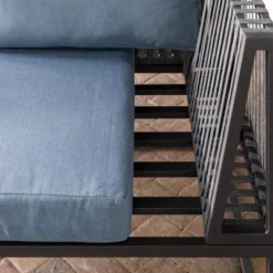 Outdoor Modern Modular Patio Corner Chair Blue - Saracina Home -Saracina Home Shop GUEST 2cf53490 552a 46bc b1af 99fc7e20d9db