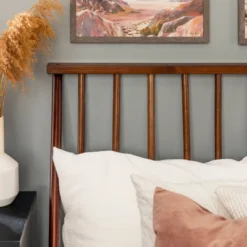 Boho Solid Wood Spindle Platform Bed - Saracina Home -Saracina Home Shop GUEST 2e030a6f 4f27 4e38 93bf c028f836cd37