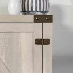 Clarabelle Farmhouse Barn Door TV Stand For TVs Up To 60" - Saracina Home -Saracina Home Shop GUEST 30300617 dc01 45d0 98c7 6f7f3da0021e