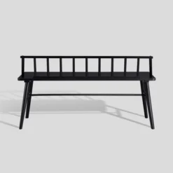 Transitional Low-Back Spindle Entryway Bench - Saracina Home -Saracina Home Shop GUEST 31e7dde0 f03e 49ae 80f8 c90ccd18516e