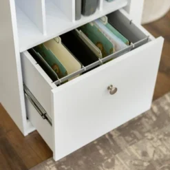 Home Office Deluxe Storage Computer Desk White - Saracina Home -Saracina Home Shop GUEST 322a0bb4 5d64 4a03 ba9a 471caff57cfd