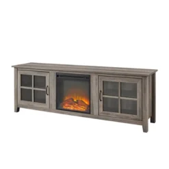 Tasi Transitional Farmhouse Glass Window Pane Door With Electric Fireplace TV Stand For TVs Up To 80" - Saracina Home 33 Tasi Transitional Farmhouse Glass Window Pane Door With Electric Fireplace TV Stand For TVs Up To 80" - Saracina Home -Saracina Home Shop GUEST 337cb1c1 0b89 4188 b43e cd3dcccb5301