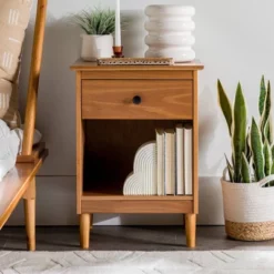 Stiva Classic Mid-Century Modern 1 Drawer Nightstand - Saracina Home 27 Stiva Classic Mid-Century Modern 1 Drawer Nightstand - Saracina Home -Saracina Home Shop GUEST 33c12aa3 b173 42fe b6c7 72dbb0a37814