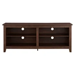 Transitional 4 Cubby Wood Open Storage TV Stand For TVs Up To 65"- Saracina Home 33 Transitional 4 Cubby Wood Open Storage TV Stand For TVs Up To 65"- Saracina Home -Saracina Home Shop GUEST 35ddccd8 7420 4781 824a 55a3b4dec1bf