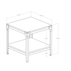 Set Of 2 Benny Urban Industrial Angle Iron Side Tables - Saracina Home -Saracina Home Shop GUEST 36f541d7 e3c1 4bfe a7c1 00065ab8ba6c