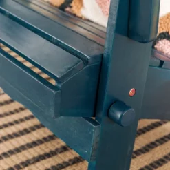 Genovia Transitional Acacia Wood Outdoor Adirondack Chair With Wine Holder - Saracina Home -Saracina Home Shop GUEST 3749043c 5aef 4bb8 826a 89c77425b956