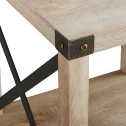 Set Of 2 Sophie Rustic Farmhouse X Frame Side Tables - Saracina Home -Saracina Home Shop GUEST 384841a6 6457 4b3c 8b28 0bfc3c51f790