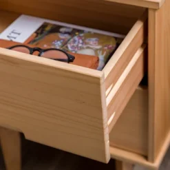 Mid-Century Modern Wood Nightstand - Saracina Home -Saracina Home Shop GUEST 3ea28490 7685 4c60 a1be 889c69b2af02