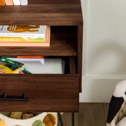 Amal Modern Single Drawer Hairpin Leg Nightstand - Saracina Home 22 Amal Modern Single Drawer Hairpin Leg Nightstand - Saracina Home -Saracina Home Shop GUEST 40c3e588 7762 4a1f ae19 3cbe68902f1e